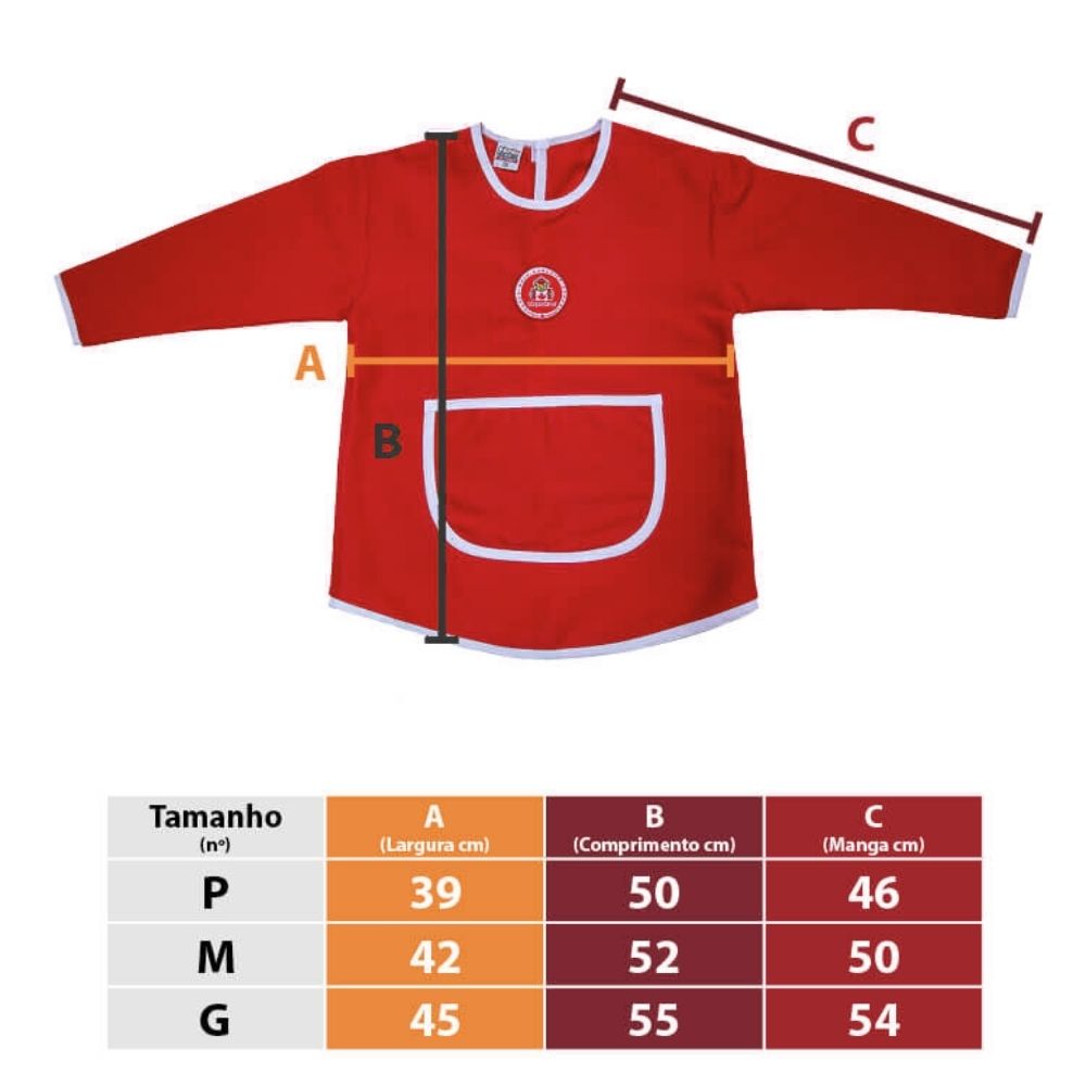 AVENTAL DE ARTES INFANTIL