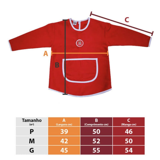 AVENTAL DE ARTES INFANTIL