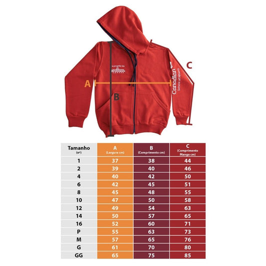 BLUSÃO MOLETOM ABERTO