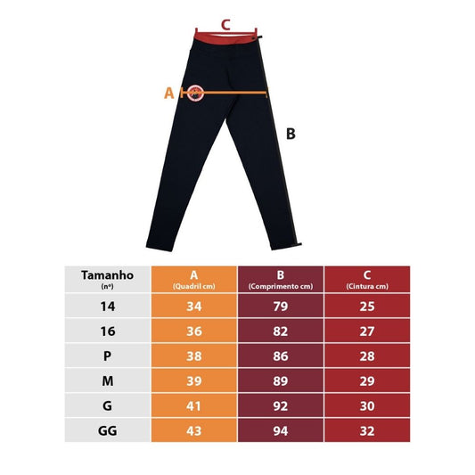 CALÇA LEGGING PRETA HIGH SCHOOL