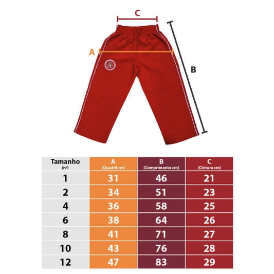 CALÇA MICROFIBRA INFANTIL