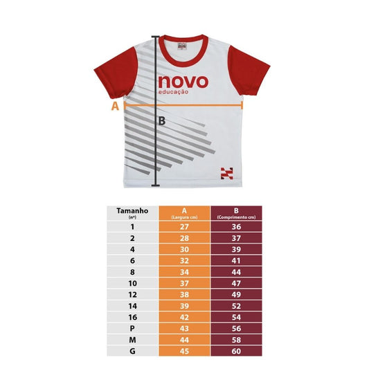 CAMISETA CURTA FEMININA DRY FIT COLEGIO NOVO