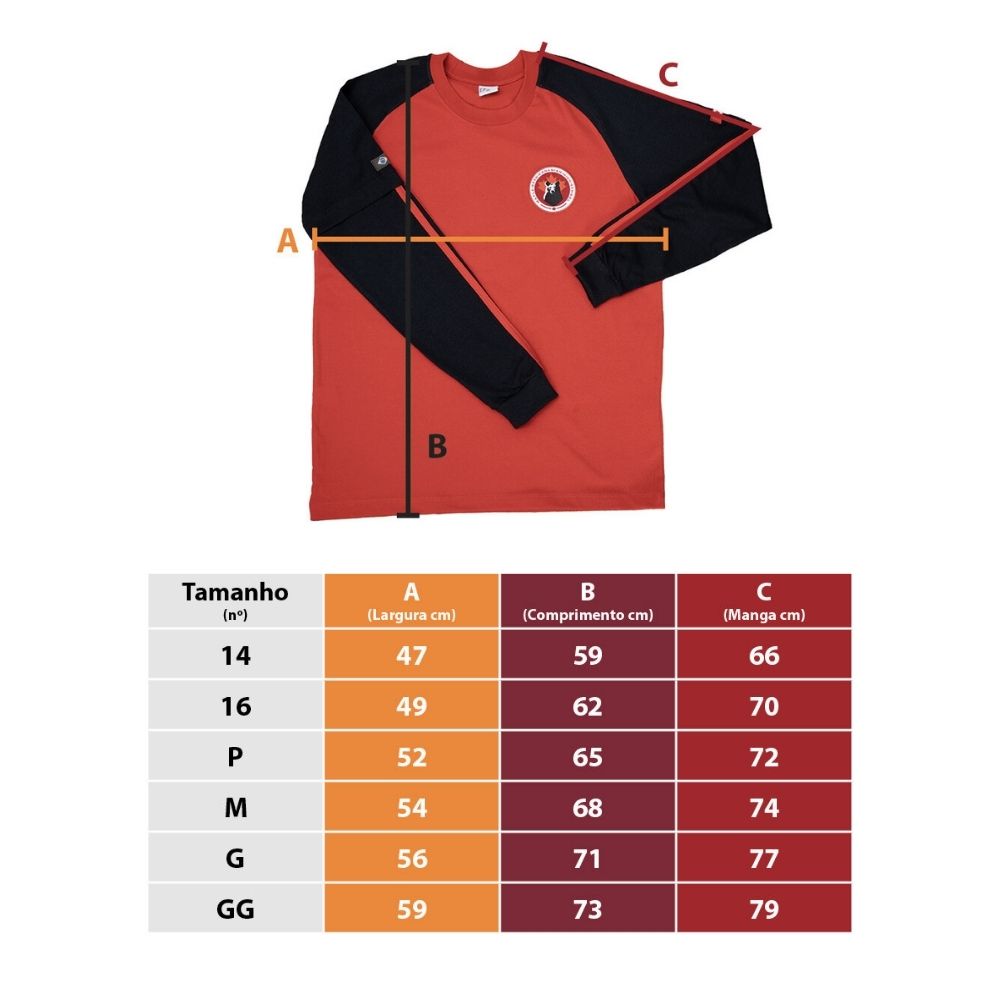 CAMISETA LONGA VERMELHA HIGH SCHOOL