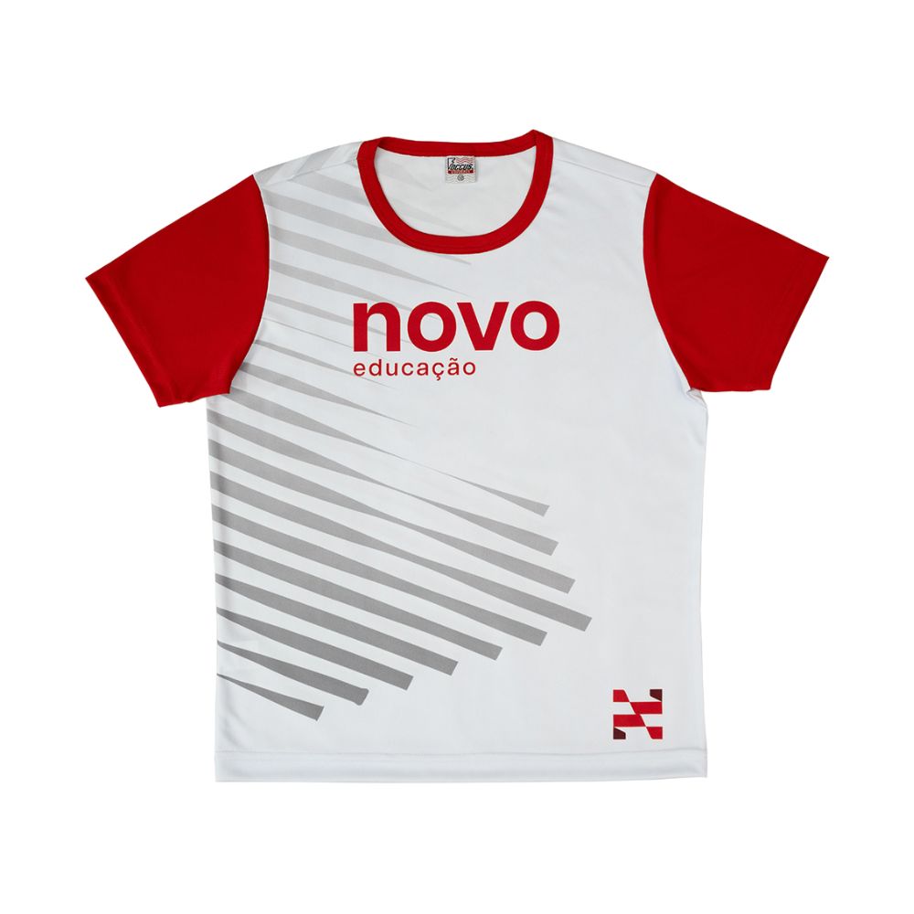 CAMISETA CURTA MASCULINA DRY FIT COLEGIO NOVO
