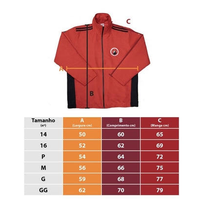 BLUSÃO MICROFIBRA VERMELHO HIGH SCHOOL