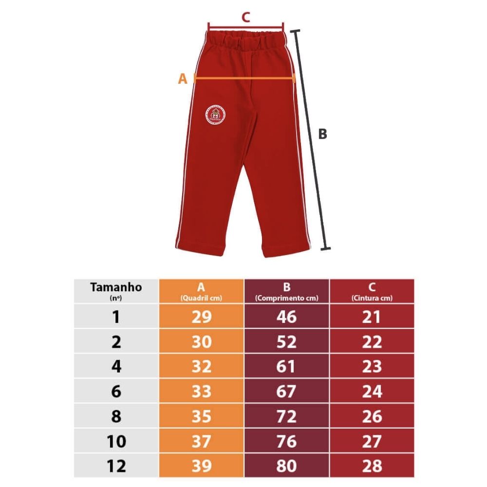CALÇA HELANCA INFANTIL