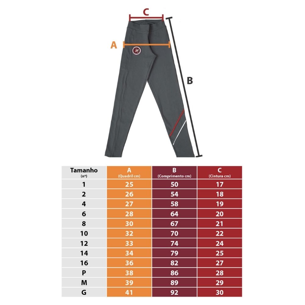 CALÇA LEGGING COLEGIO NOVO