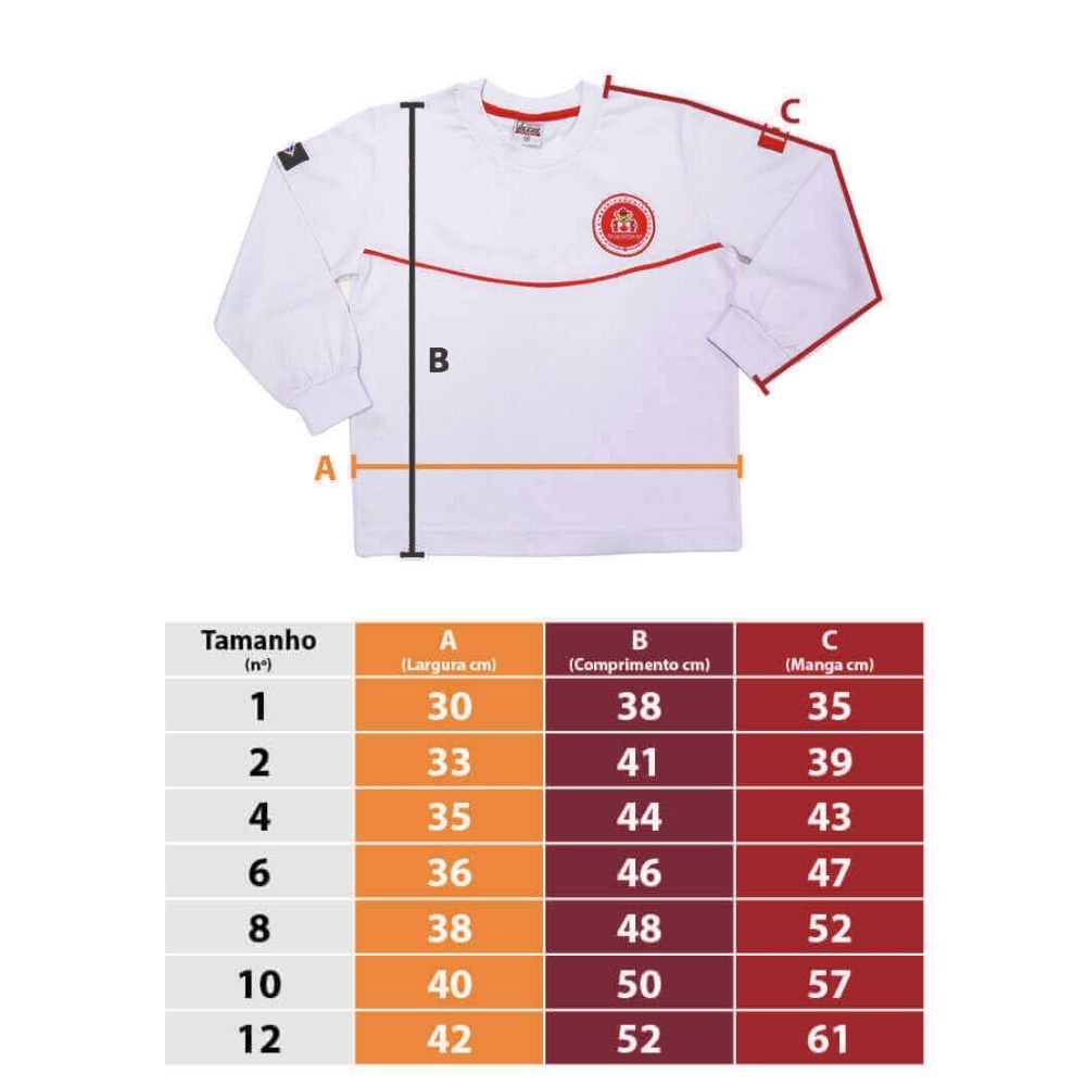 CAMISETA LONGA BRANCA INFANTIL