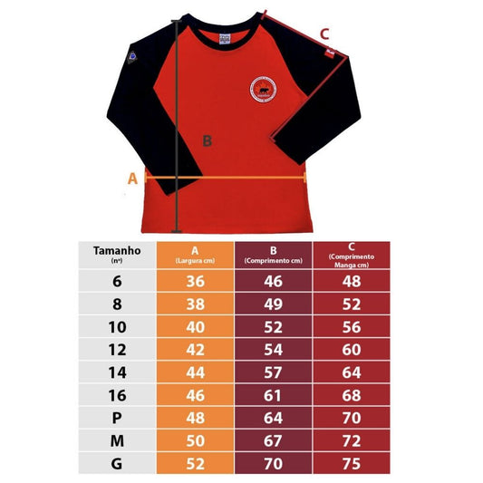 CAMISETA LONGA FEMININA VERMELHA FUNDAMENTAL