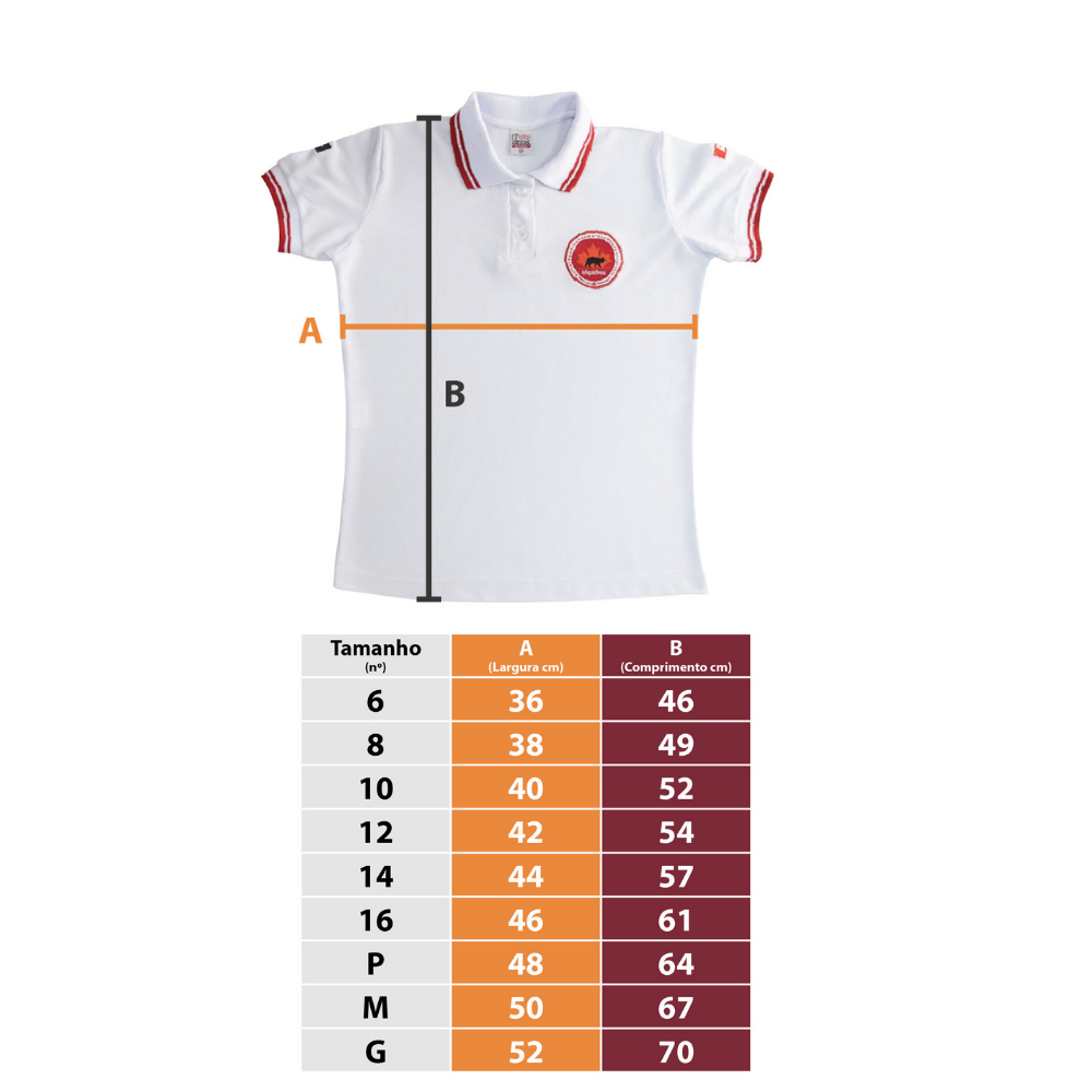 POLO BABY LOOK FEMININA FUNDAMENTAL