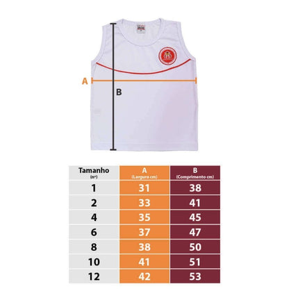 CAMISETA REGATA MASCULINA ALGODÃO INFANTIL
