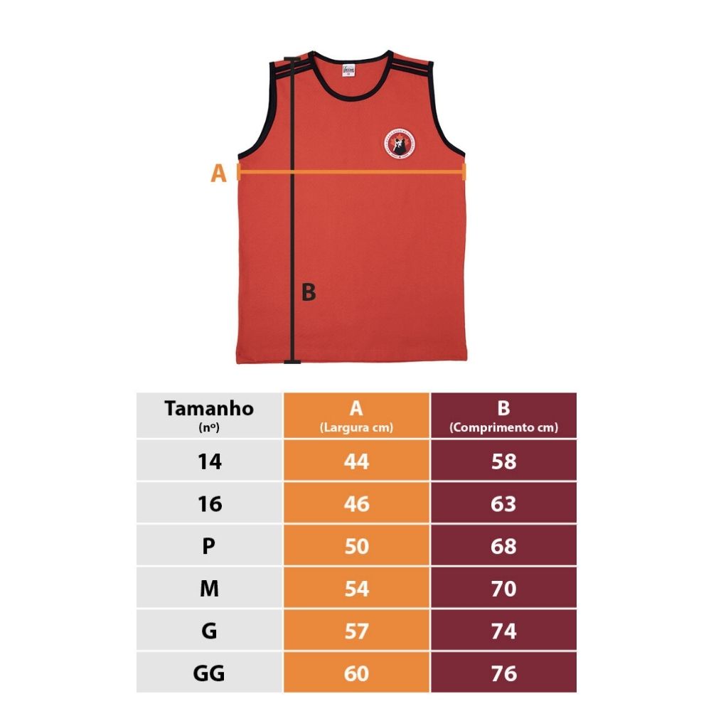REGATA MASCULINA DRYFIT VERMELHA HIGH SCHOOL