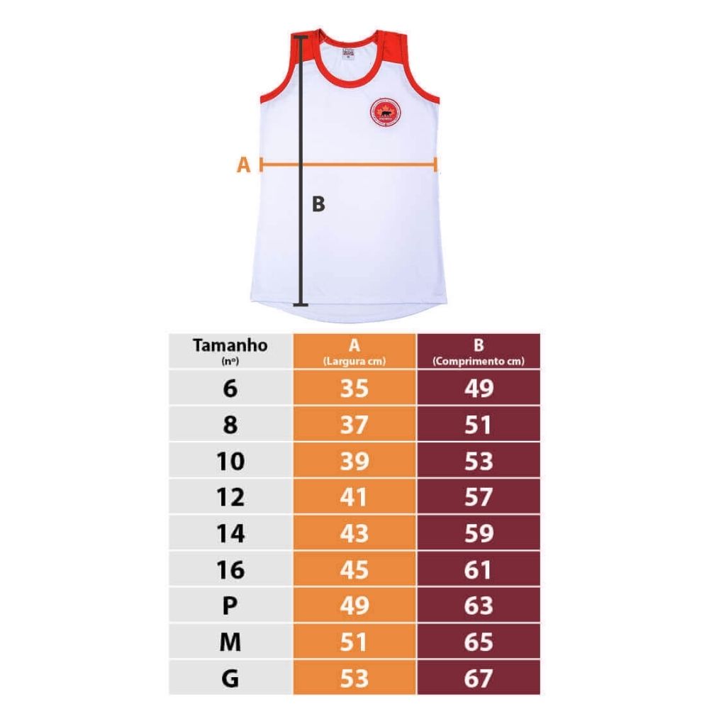 CAMISETA REGATA FEMININA BRANCA FUNDAMENTAL