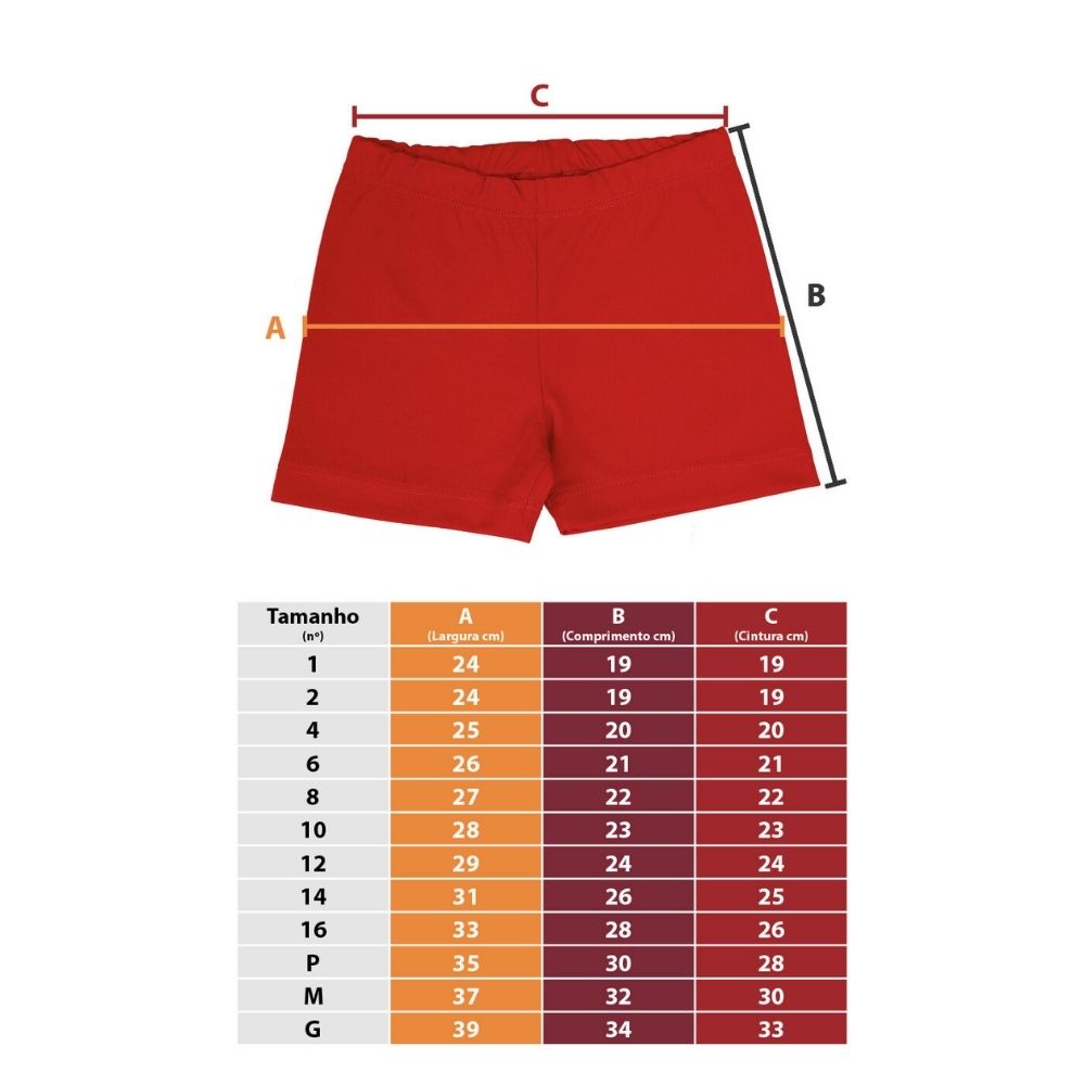 SHORT PARA VESTIDO COLEGIO NOVO