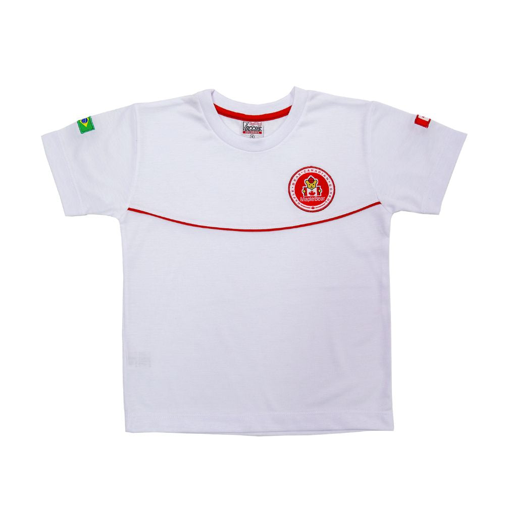 CAMISETA CURTA ALGODÃO PATCH INF