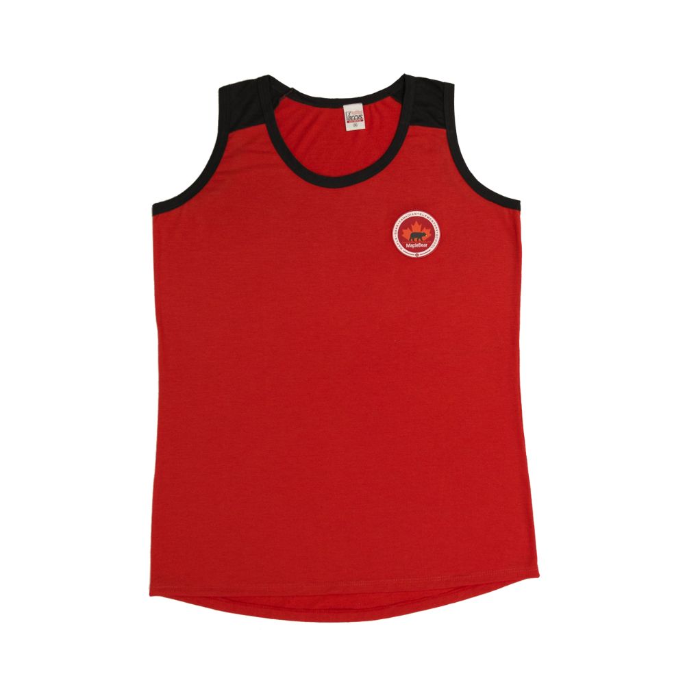 CAMISETA REGATA FEM. VR. PATCH FUND.