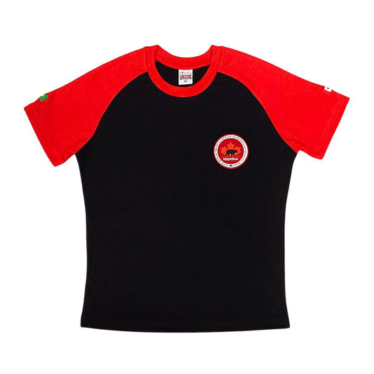 CAMISETA CURTA FEMININA PRETA FUNDAMENTAL