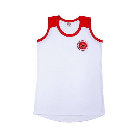 CAMISETA REGATA FEMININA BRANCA FUNDAMENTAL